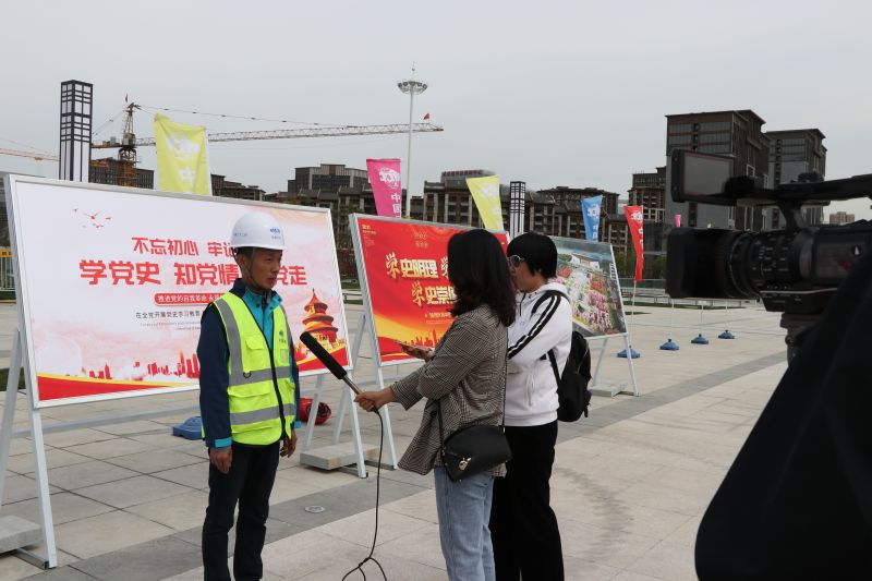 6.媒體記者采訪項(xiàng)目總工程師陳祝廷